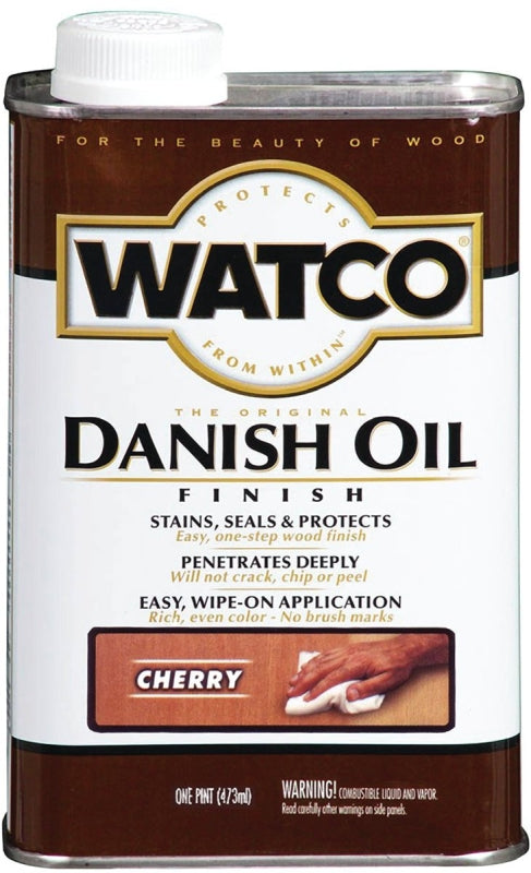 Watco 65251 Danish Oil, Cherry, Liquid, 1 pt, Can