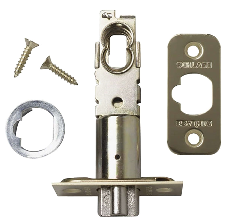 Schlage 40-251 Deadbolt Latch, Metal, Bright Brass