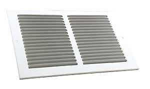 RG0455 16X8 WHITE GRILLE SIDEW