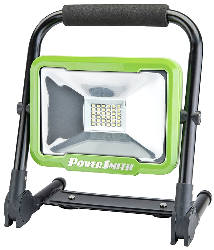 PowerSmith PWLR124FM Rechargeable Foldable Work Light, 20 W, Lithium-Ion Battery, 1-Lamp, LED Lamp, 5000 K Color Temp