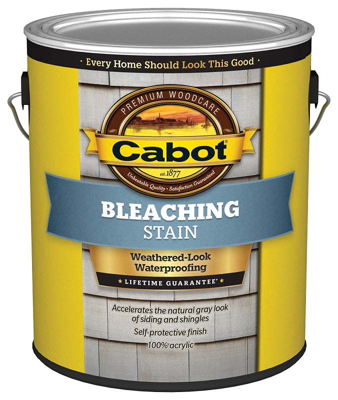 Cabot 140.0010241.007 Bleaching Oil Stain, Natural Gray, Liquid, 1 gal