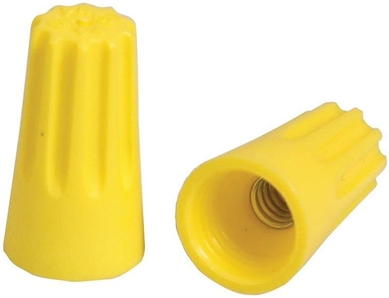 Hubbell HWCS4P100 Twist On Wire Connector, 22 to 10 AWG Wire, Thermoplastic Housing Material, Yellow