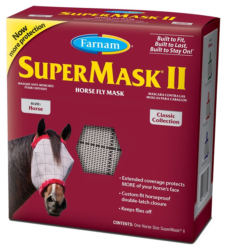 Farnam SuperMask II 100526865 Fly Mask, Horse