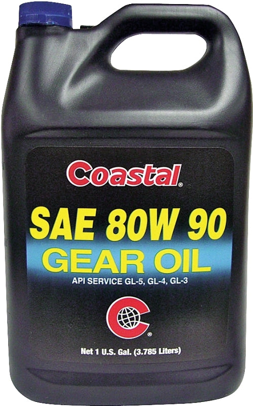 Coastal 12405 Gear Oil, 80W-90, 1 gal Bottle