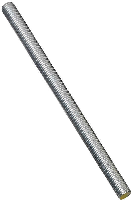 Stanley Hardware N179-648 Threaded Rod, 3/4-10 Thread, 72 in L, A Grade, Steel, Zinc, UNC Thread