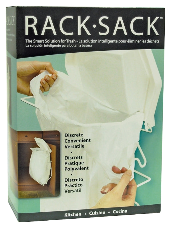 Polyethics Rack Sack Series 50140 Trash Disposal System, 15 to 21 L Capacity, 9-1/2 in L, 13-1/2 in H