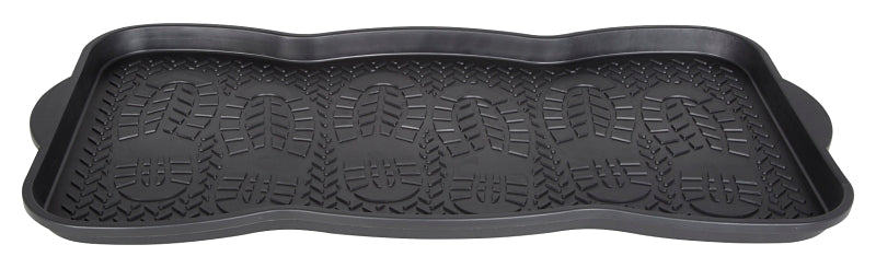 Diamondback 76055 Boot/Shoe Tray, 29-1/2 in L, 15 in W, Plastic Surface, Black