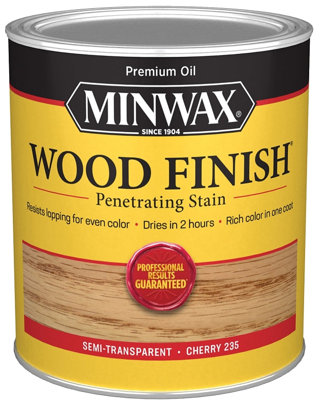 Minwax 70009444 Wood Stain, Cherry, Liquid, 1 qt, Can