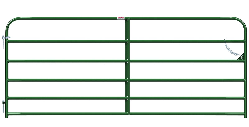 Behlen Country 40130102 Utility Gate, 10 ft W Gate, 50 in H Gate, 20 ga Frame Tube/Channel, Green