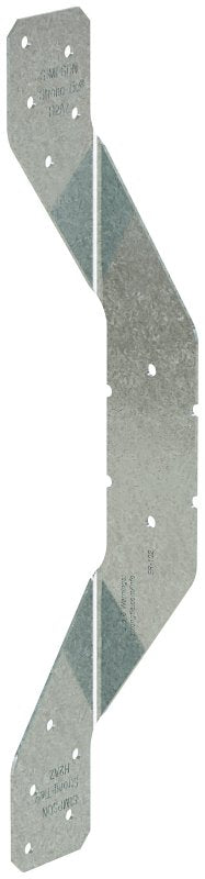 Simpson Strong-Tie H2A H2AZ Hurricane Tie, 10.438 in L, 1.531 in W, Steel, Galvanized