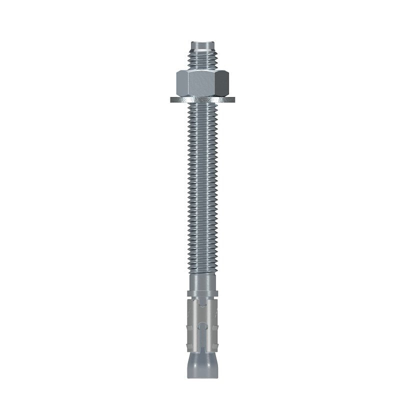 Simpson Strong-Tie Strong-Bolt 2 STB2-50512P1 Wedge Anchor, 1/2 in Dia, 5-1/2 in L, Carbon Steel, Zinc