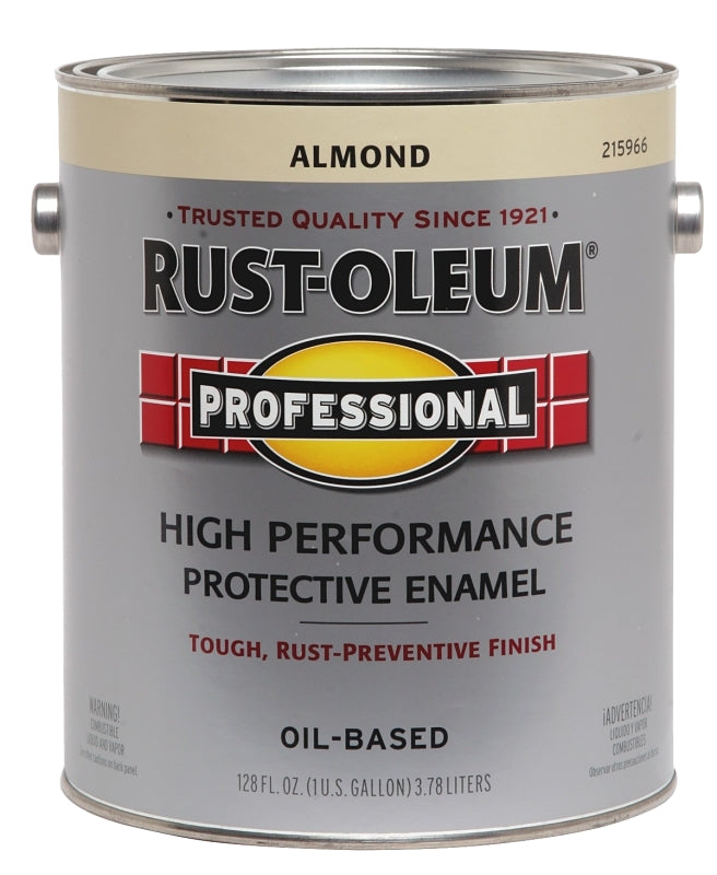 RUST-OLEUM PROFESSIONAL 215966 Protective Enamel, Gloss, Almond, 1 gal Can