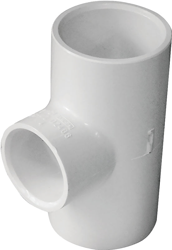 IPEX 435795 Pipe Tee, 1 x 3/4 in, Socket, PVC, White, SCH 40 Schedule, 150 psi Pressure