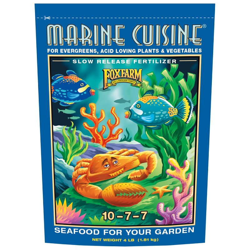 Marine Cuisine 790409 All-Purpose Fertilizer, 4 lb, Granular, 10-7-7 N-P-K Ratio