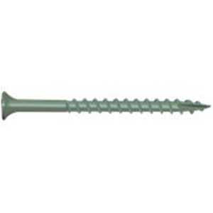 Camo 0341070 Deck Screw, #7 Thread, 1-1/4 in L, Bugle Head, Star Drive, Type 17 Slash Point, Carbon Steel, 100/PK