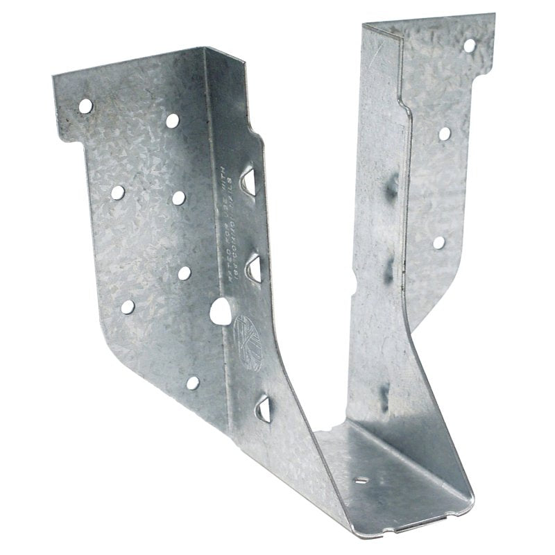 Simpson Strong-Tie HUS HUS26 Joist Hanger, 5-3/8 in H, 3 in D, 1-5/8 in W, 2 x 6 in, Steel, Galvanized/Zinc