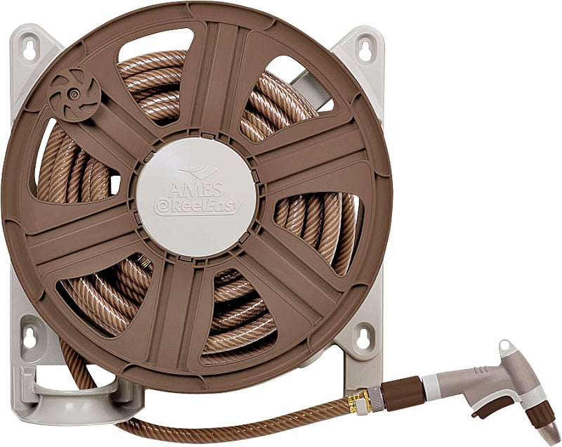 Ames 2388340 Hose Reel, 5/8 in Hose, 100 ft of 5/8 in Hose, Poly