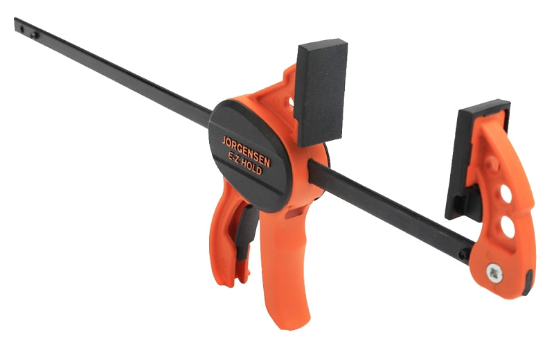 Jorgensen 33808 E-Z Hold Bar Clamp, Clamping Range: 8 in, Comfort Grip Handle