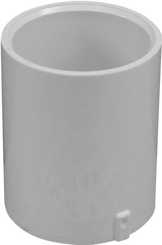 IPEX 435452 Pipe Coupling, 1-1/2 in, Socket, PVC, White, SCH 40 Schedule, 330 psi Pressure