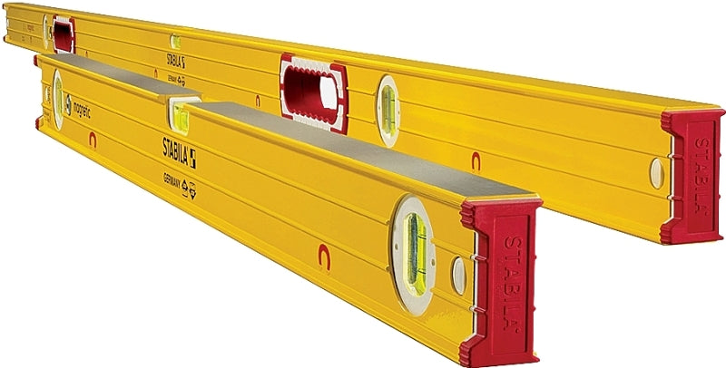 Stabila 38532 Beam Level Set, Magnetic, Aluminum, Yellow