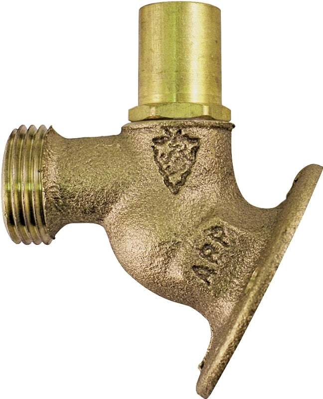 arrowhead 355LSLF Key Lockshield Sillcock Valve, 3/4 x 3/4 in Connection, FIP x Male Hose, 8 to 9 gpm, 125 psi Pressure