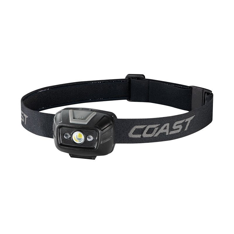 Coast FL20R Rechargeable Dual Color Headlight, AAA Battery, LED Lamp, 52 Lumens Low, 265 Lumens Medium, 430 Lumens High