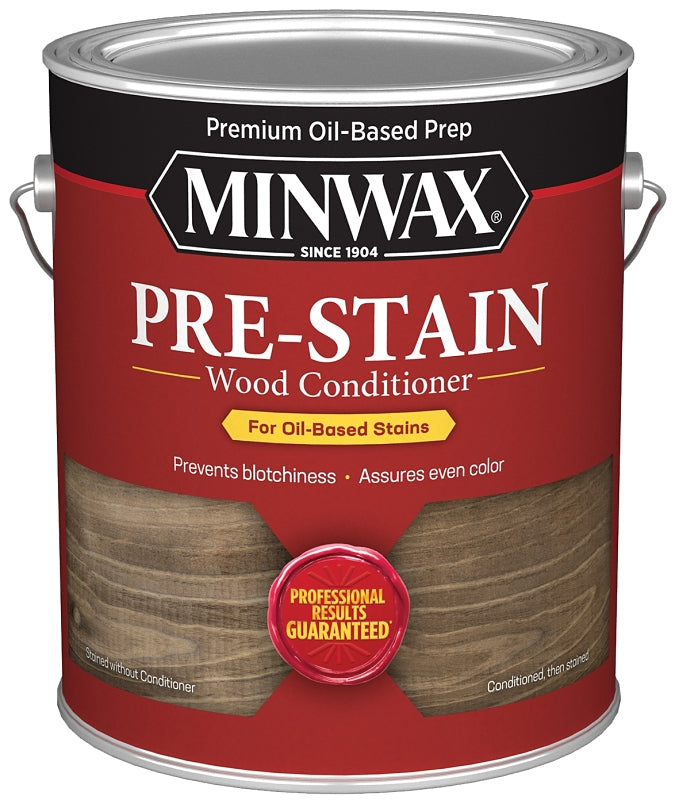 Minwax 11500000 Pre-Stain Wood Conditioner, Clear, Liquid, 1 gal, Can