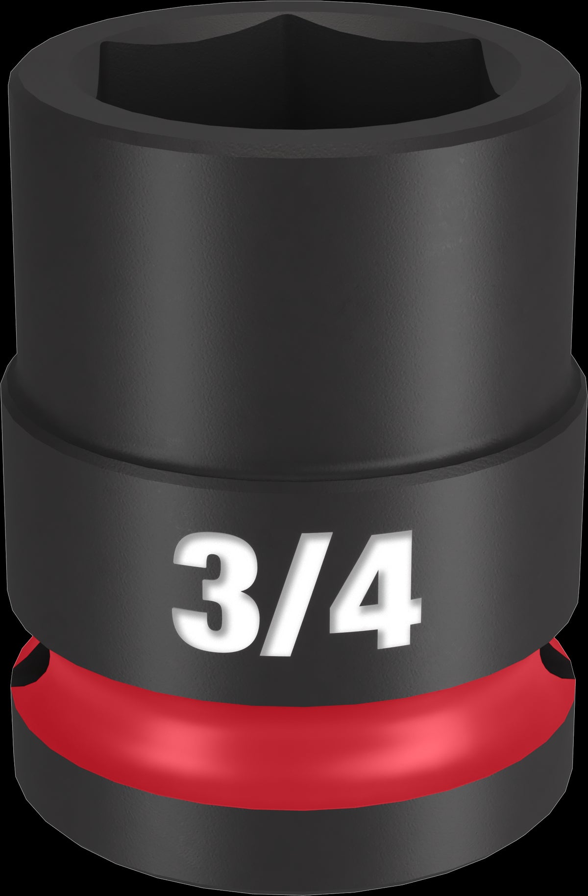 Milwaukee SHOCKWAVE Impact Duty Series 49-66-6206 Shallow Impact Socket, 3/4 in Socket, 1/2 in Drive, Square Drive