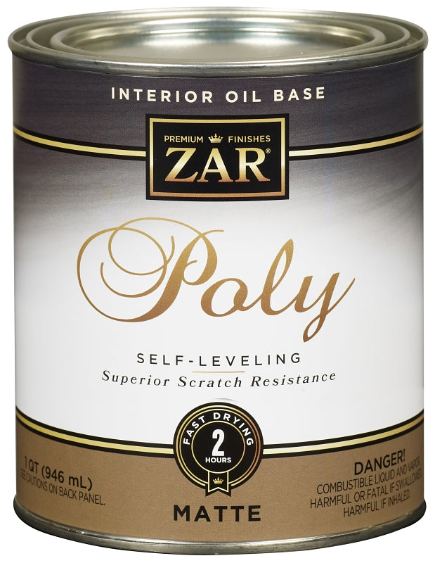 ZAR 33912 Polyurethane, Liquid, Antique Flat, 1 qt, Can