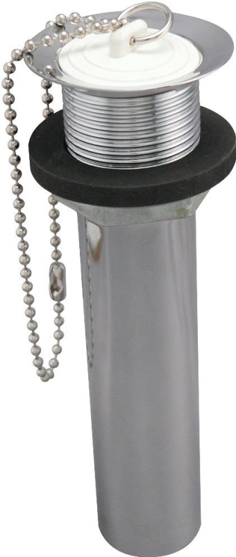 Plumb Pak PP820-75 Lavatory Plug, Brass/Rubber, Chrome