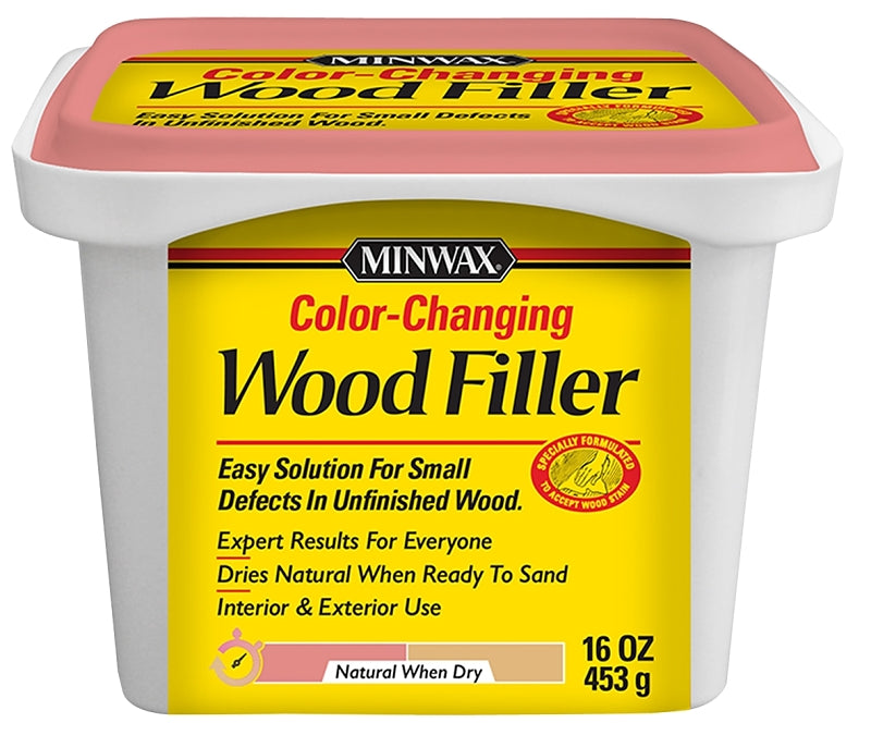 Minwax 448800000 Wood Filler, Liquid, Natural, 16 oz