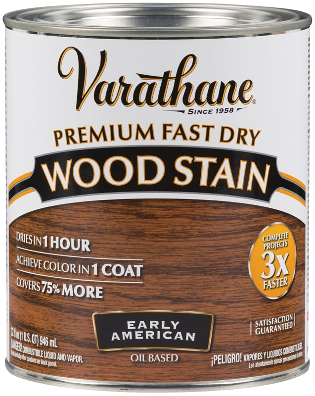 Varathane 262005 Wood Stain, Early American, Liquid, 1 qt, Can