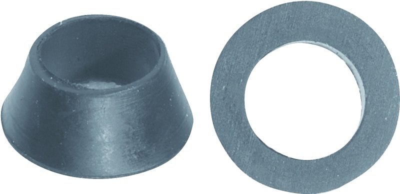 Danco 38807B Faucet Washer, 1/2 in ID x 7/8 in OD Dia, 3/8 in Thick, Rubber, For: 1/2 in OD Tubing into Ballcock