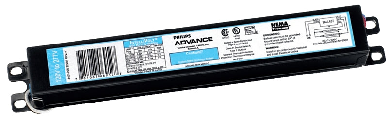 Philips Advance Centium Series ICN4P32N35I Electronic Ballast, 120/277 V, 111 W, 4-Lamp