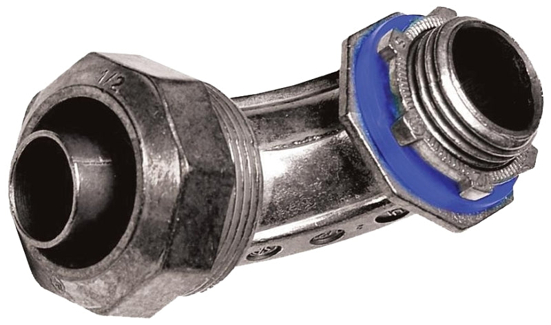 Hubbell LTZ90100 Liquidtight Connector, 1 in, Zinc