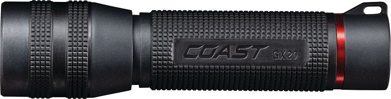 Coast GX20 Series 30909 Flashlight, AAA Battery, ZITHION-X™Rechargeable Battery, LED Lamp