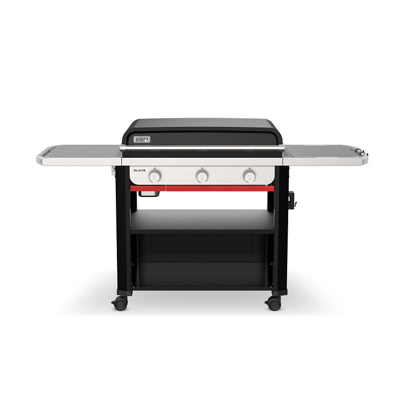 Weber 1500014 Griddle Grill, Liquid Propane, 3-Burner, Black