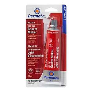 Permatex 59403 Silicone Gasket Maker, 3 oz Tube, Paste, Acetic Acid