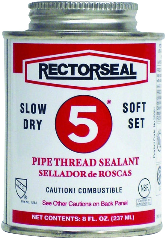 Rectorseal 25551 Thread Sealant, 0.5 pt, Can, Paste, Yellow