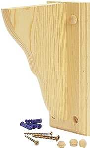 Waddell 1350 Shelf Bracket, Pine, Natural