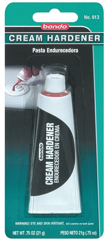 Bondo 913 Cream Hardener, 2.75 oz Tube, Cream