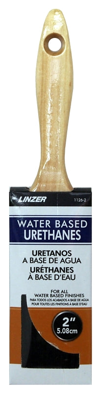 Linzer HD 1126-0200 Water Based Urethane Brush, 2 in L Bristle