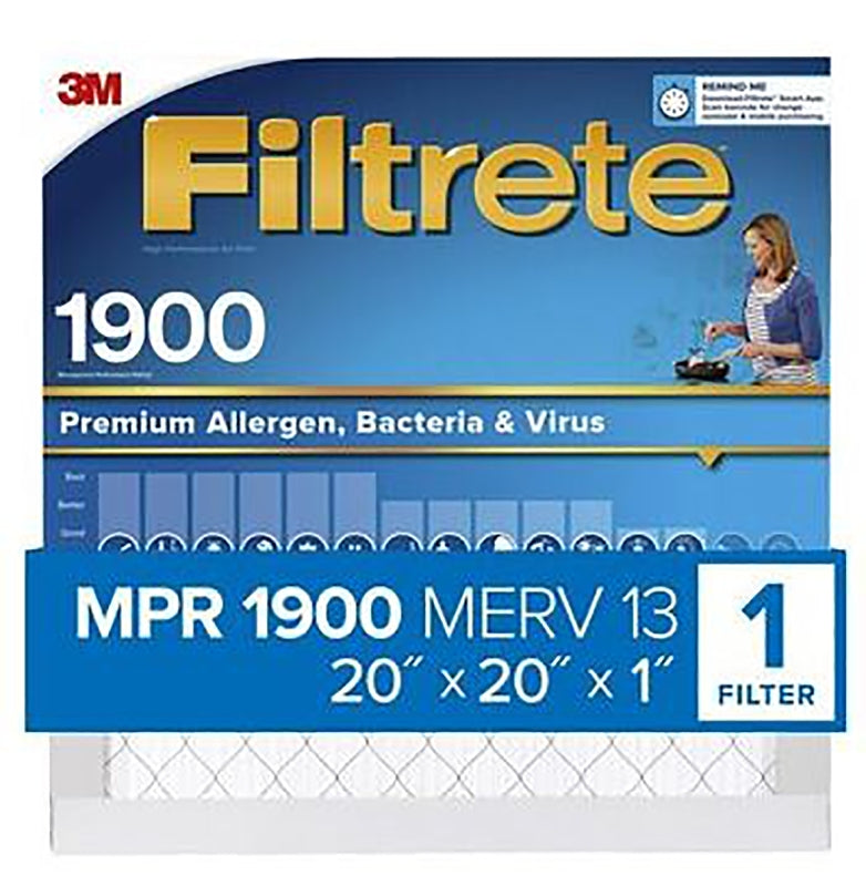 FILTER AIR 1900MPR 20X20X1IN