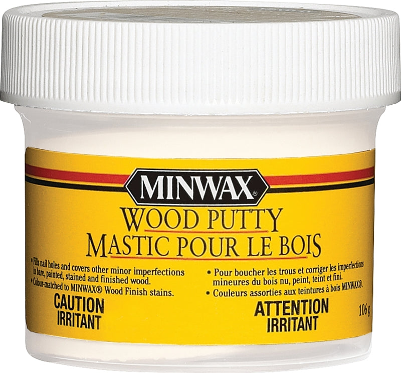 Minwax 13616 Wood Putty, White, 3.75 oz Container