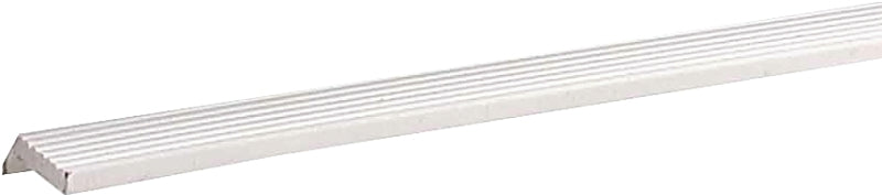 M-D 87684 Garage Door Seal, 2 in W, 3/8 in Thick, 7 ft L, Vinyl, White