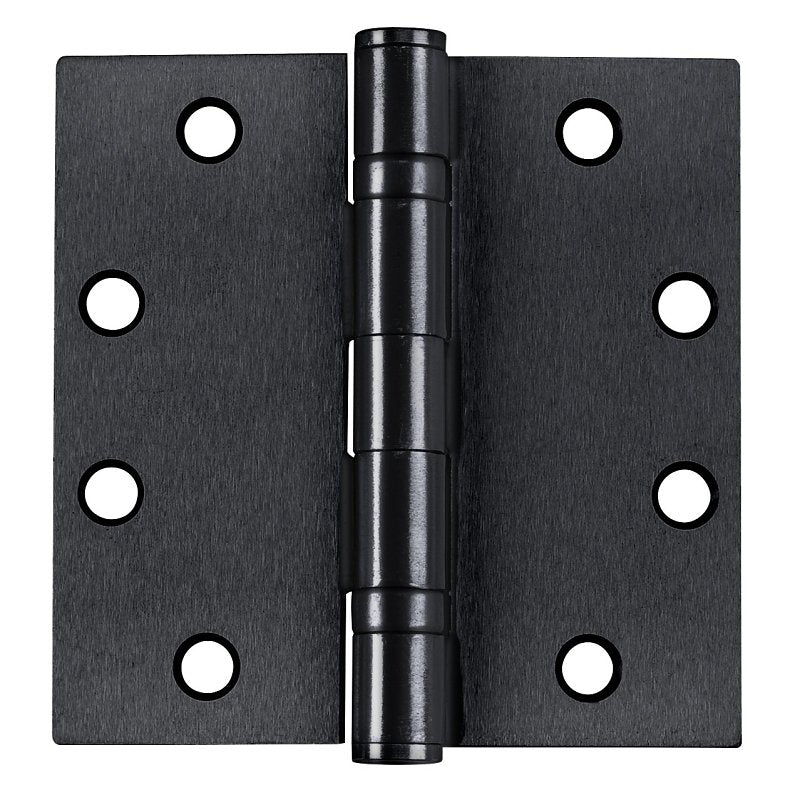 Tell Manufacturing HG100330 Door Hinge, Steel, Matte Black, Removable Pin