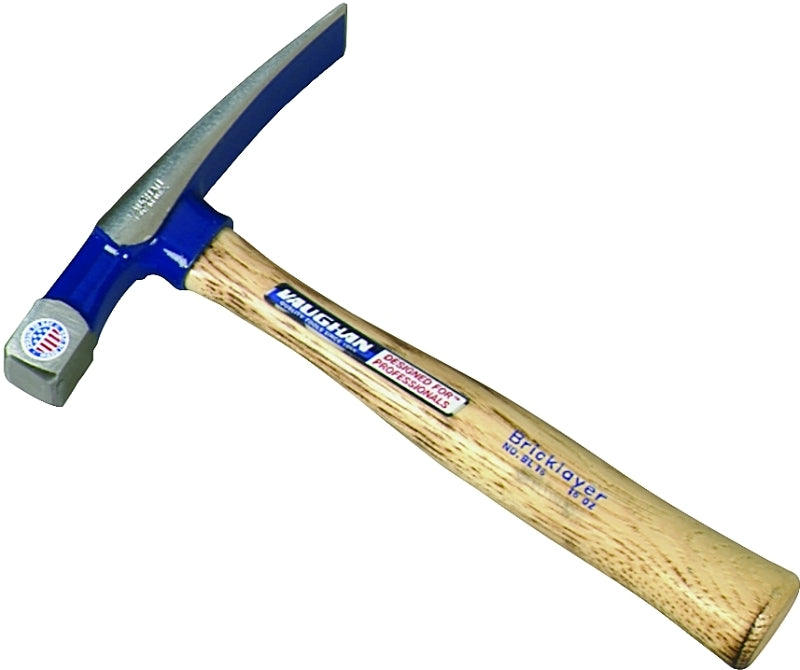 Vaughan BL24 Bricklayer Hammer, 24 oz Head, Square Head, HCS Head, 11-1/2 in OAL