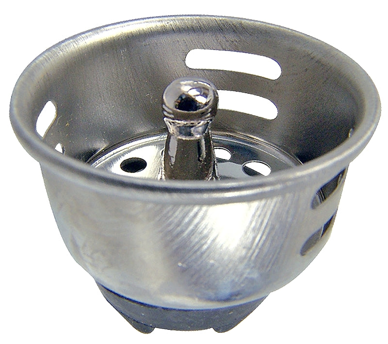 Danco 88957 Strainer Basket, 2-13/16 in Dia, Stainless Steel, Stainless Steel, For: 2-13/16 x 1-3/4 in Sinks