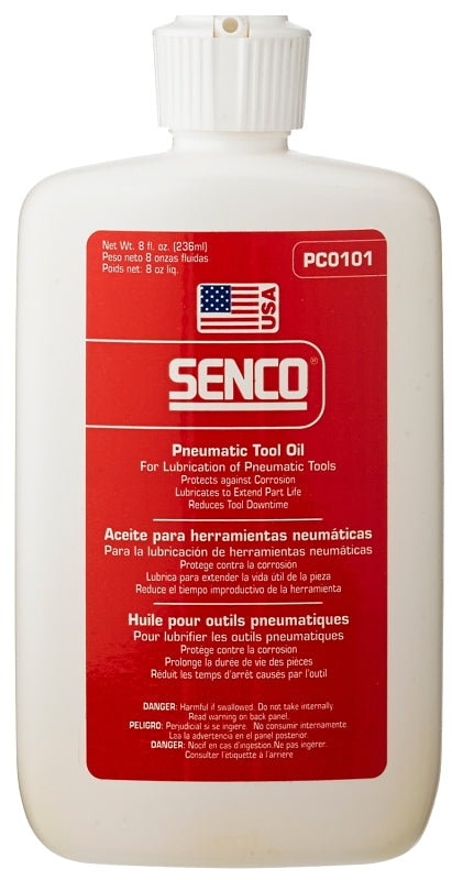 Senco PC0101 Pneumatic Tool Oil, 8 oz, Bottle