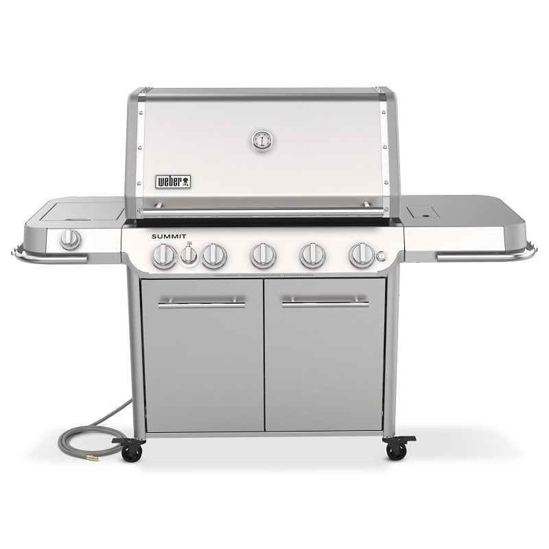 Weber 1500041 Gas Grill, 65,000 Btu/hr BTU, Natural, 5 -Burner, 681 sq-in Primary Cooking Surface, Steel Body